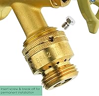 Vista 4 de Homewerks VACBFPZ4B 0.75 in. Brass Male Hose Thread Vacuum Breaker