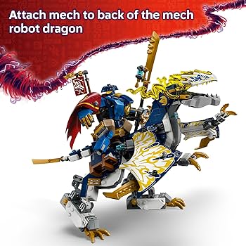 LEGO® NINJAGO® Rogue's Mech Dragon Rider 71843 Ninja Toy and