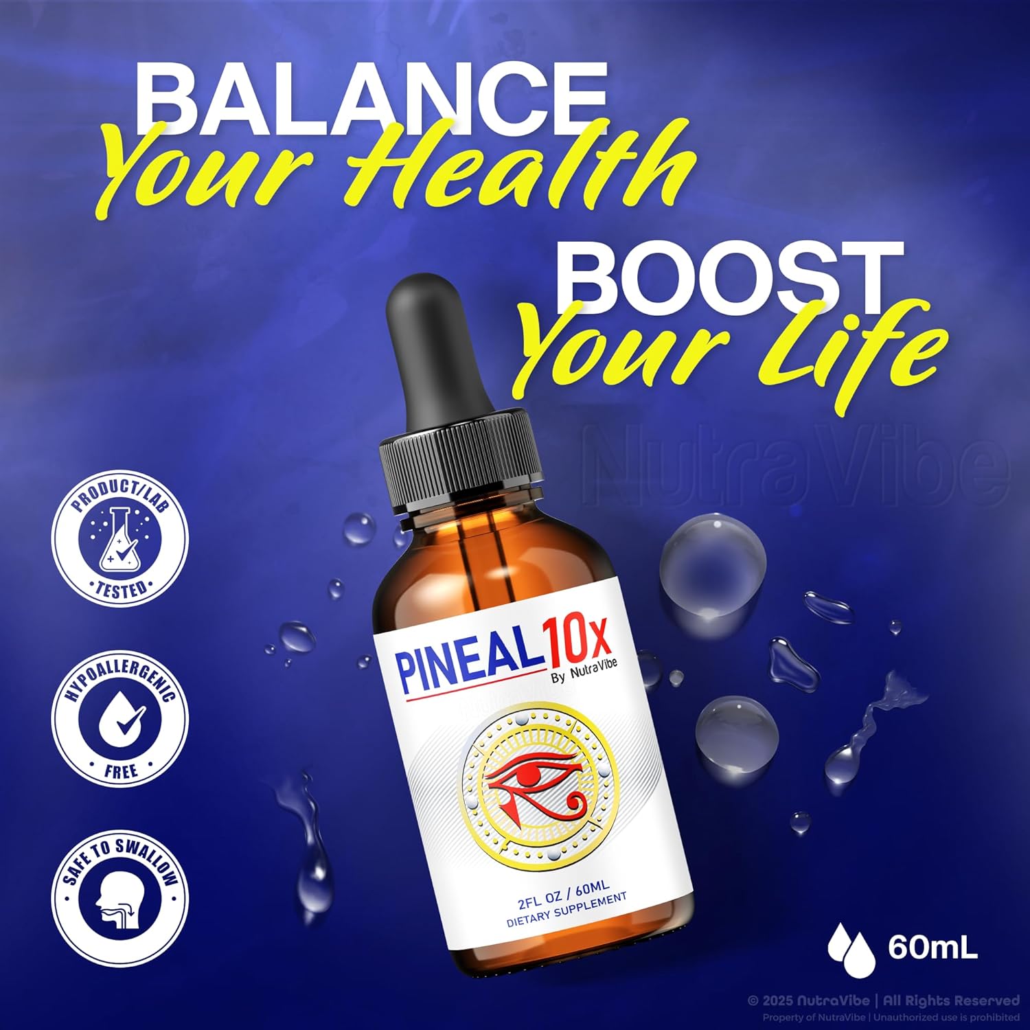 Pineal 10X Supplement Bottles