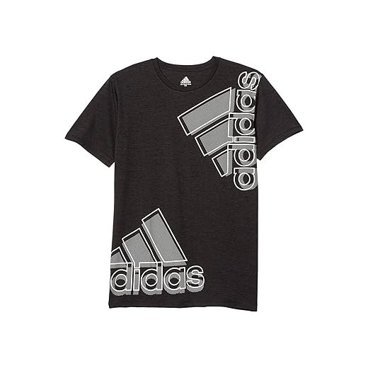 adidas Boys' Short Sleeve Aeroready Performance Logo Tee T-Shirt