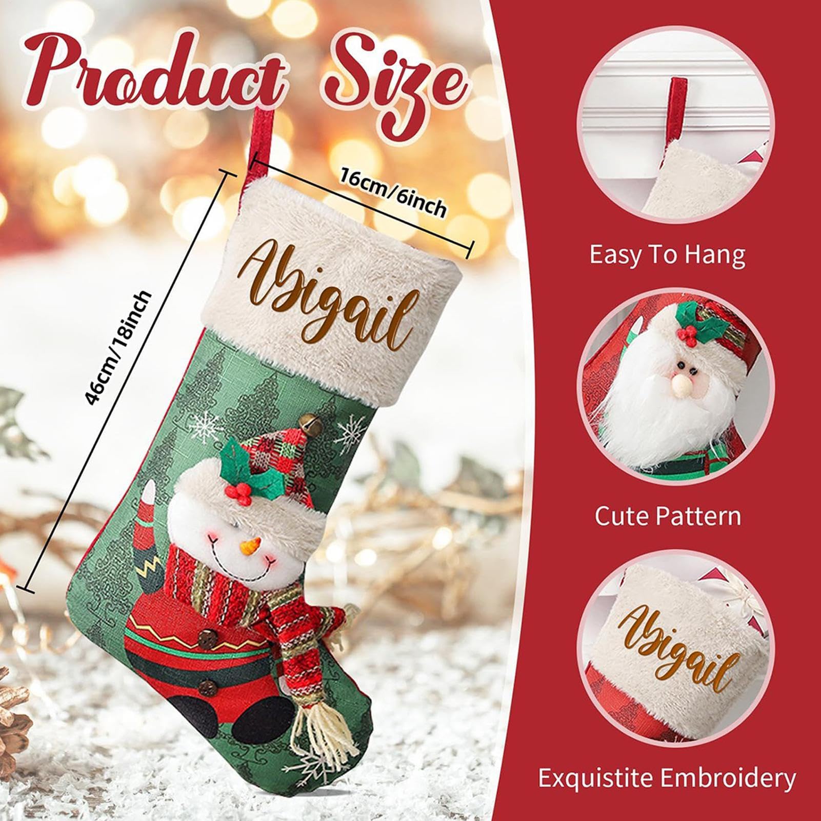 Weihnachtsstrümpfe 5-teiliger Süßigkeiten-Niedliche Weihnachtsdekorationen | Socken Taschen Für Weihnachtsbaum Kamin Sims Preise Füller Familien Weihnachtsfeier