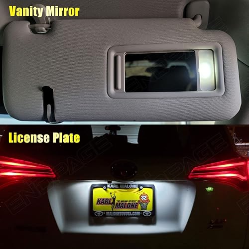 Miniatura 6 de Kit de 9 luces LED CX5 para interior Mazda CX-5 2013 2014 2015 2016 2017 2018 2019 2020 2021 blanco 6000K paquete de iluminación LED interior +