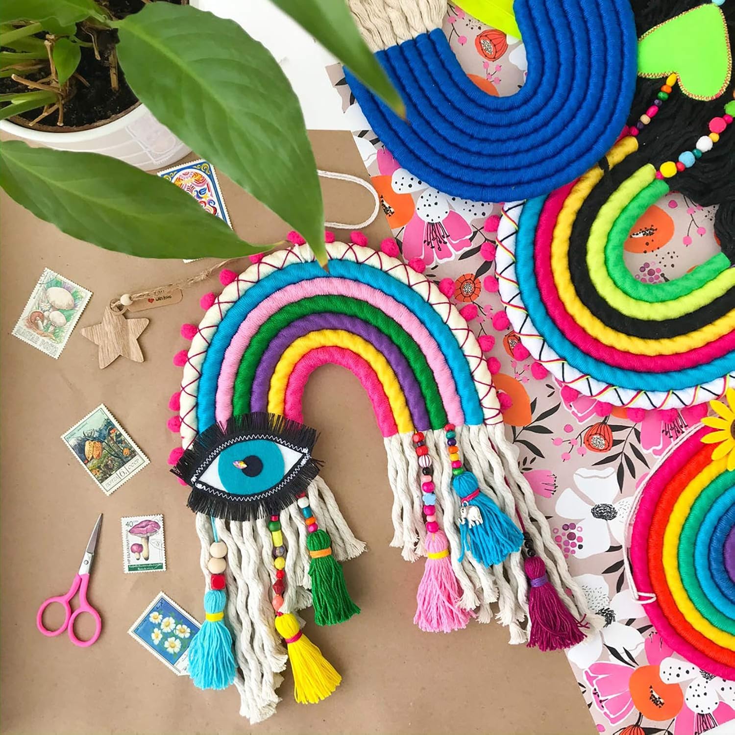 ZOUTOG マクラメコード 2mm x 328ヤード(約300m) 100%天然コットン ソフト 無染色 ロープ ハンドメイド 植