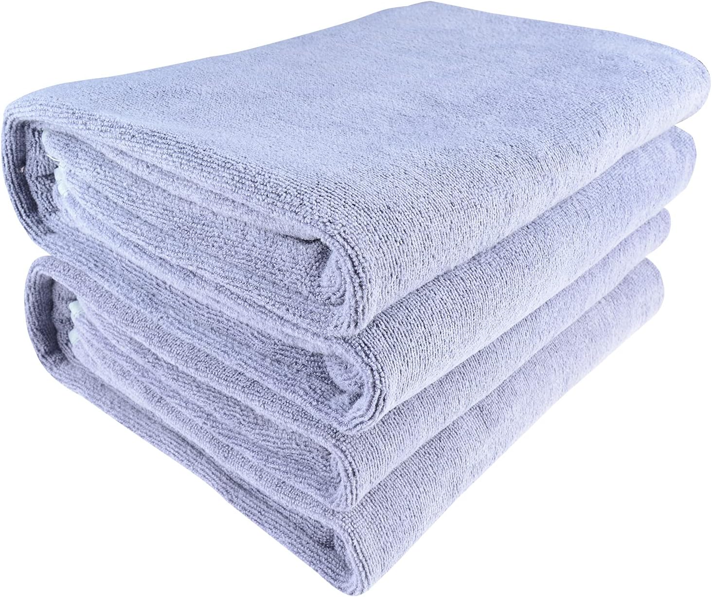 Microfiber Bath Towels, 2 Pack (30 x 60 Inch), Large Super Absorbent, Quick Fast Dry, Soft Eco-Friendly Towels for Body, Bathroom, Travel - Image 7