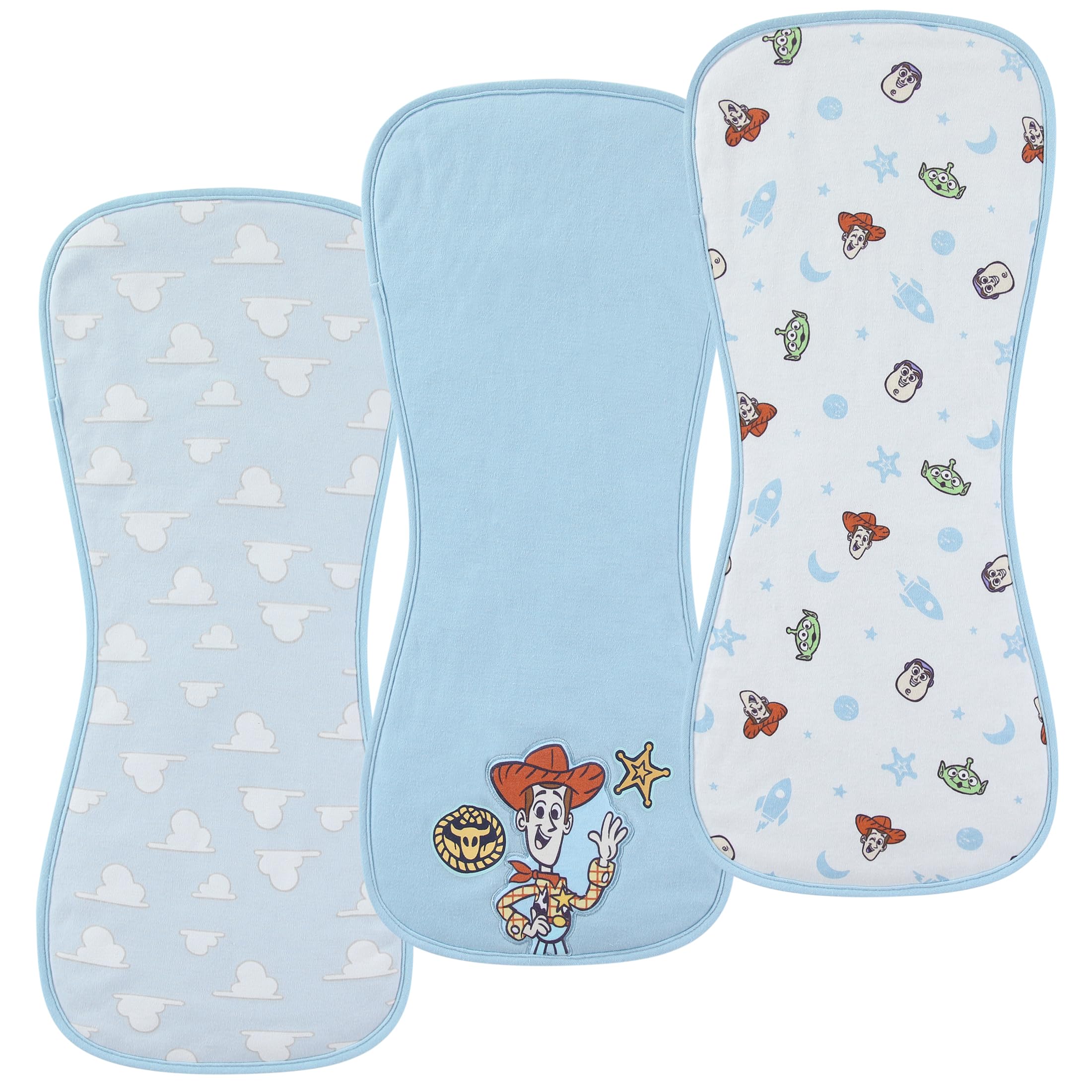 Disney Baby Toy Story Woody Burp Cloths 3-Pack for Newborn Infants