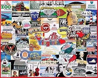 White Mountain - I Love Virginia Puzzle, 1000 Piece Jigsaw Puzzle