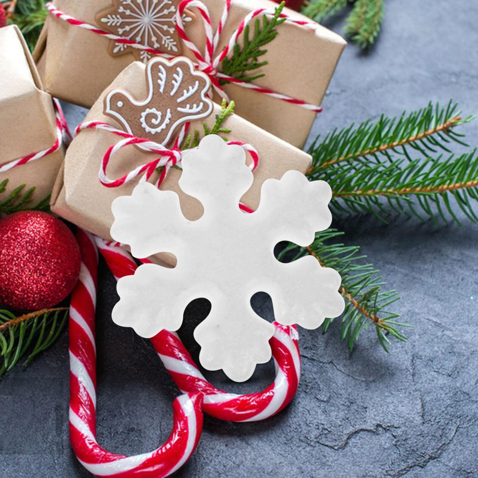 PRETYZOOM 22stücke Schaumstoff Schneeflocken zum Aufhängen Weihnachtsbaumanhänger Weihnachtsdeko mit Schneeflocken Hängende Ornamente für Weihnachtsfeier