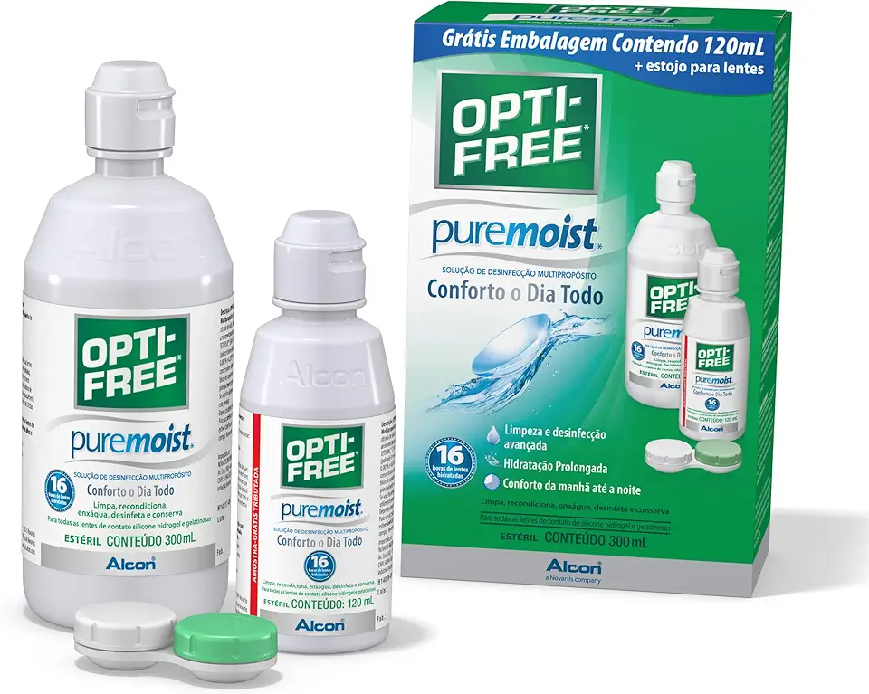 Opti Free Solução de limpeza
