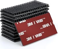 Dpm tapes 3M Dual Lock Öntapadós Rögzítő Autós Kamerához GoPro Tartó Fekete Újrahasználható 25x50mm 10db 1