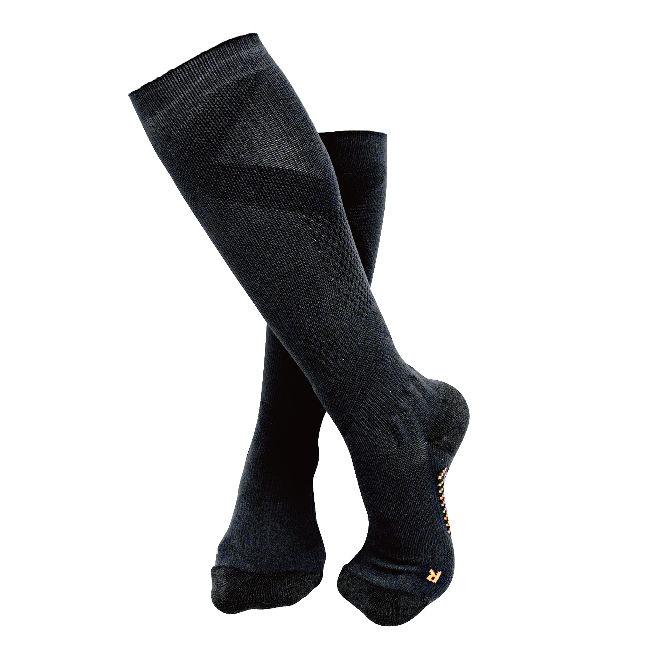 M Magic SportCushioned Arch Support Knee High Compression Socks, Easy-On/Easy-Off, 15-20mmhg, Plantar Fasciitis, Hiking