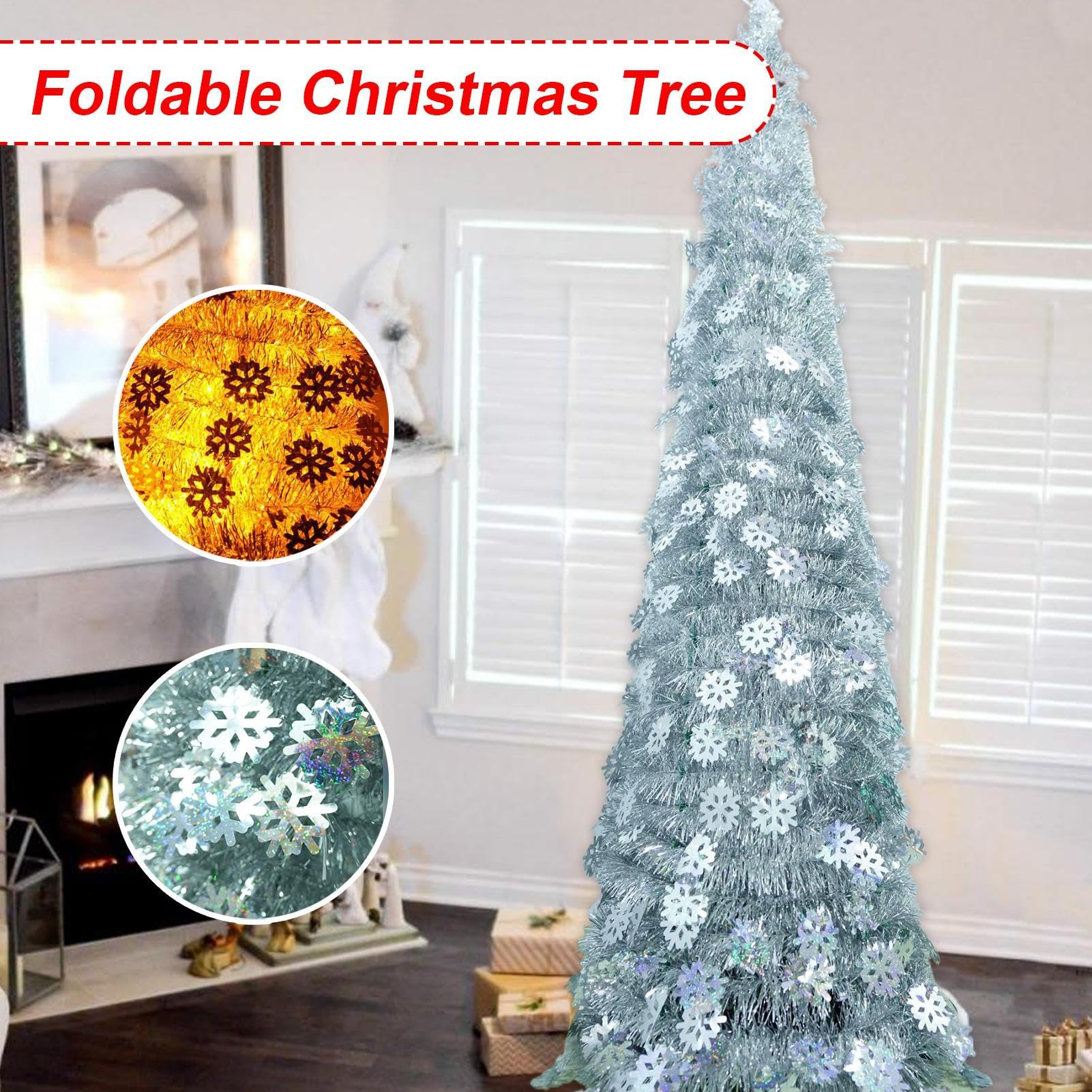 Árbol De Navidad Plegable Decoraciones Navideñas Plegables