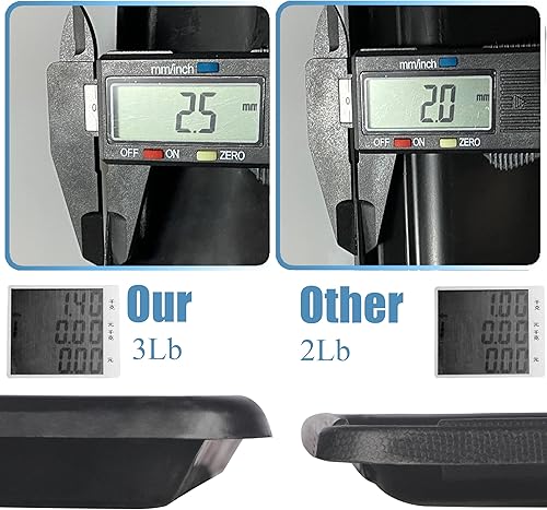 Miniatura 6 de Bandeja para jaula para perros de 36 pulgadas, bandeja de repuesto a prueba de mordeduras, fácil de limpiar, fácil de montar, ideal para