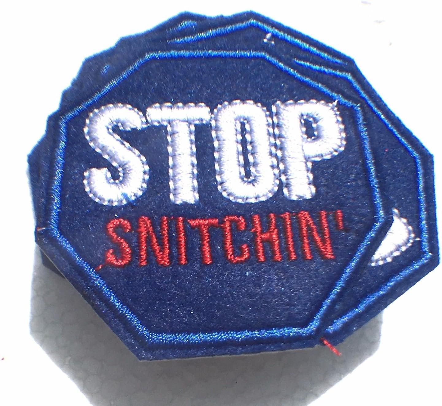 STOP SNITCHIN Hip Hop style,Custom Made,quality,Iron on, sew on,patches,Best Hip hop style, 6X6CM, jean patches, jacket patches,backpack patches, hat patches, customize and style ur things