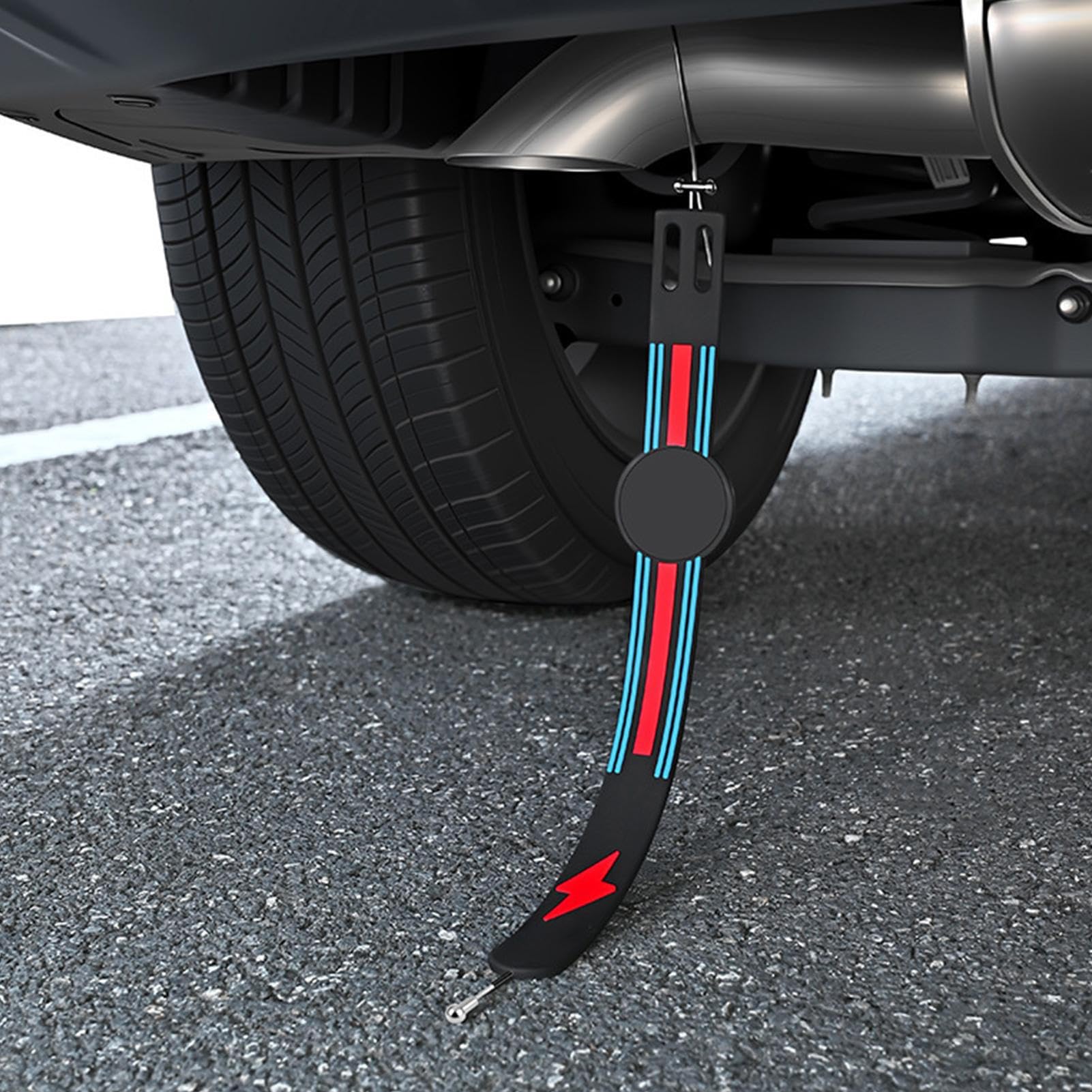 elettrostatica per auto – per scarica, cintura di messa a terra per auto, dispositivo flessibile anti-urto, resistente alle intemperie, miglioramento del comfort di guida | - 3