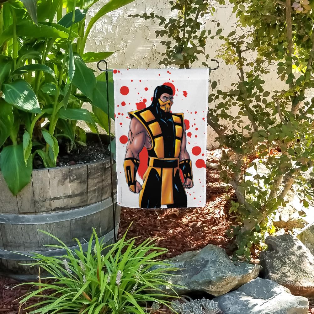 Mortal Kombat Symbol Gartenflagge Von Graph & More – Offiziell Lizenziert, Ca. 33x48 Cm