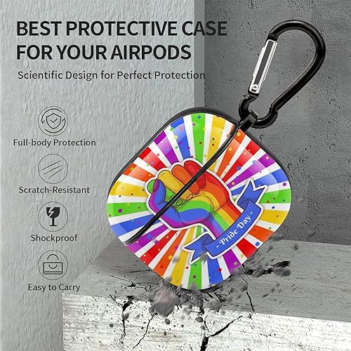 Miniatura 6 de Gay, transexual, besties, arco iris, orgullo, colorido, amor, sé quien eres, LGBTQ, compatible con AirPods 3, AirPods Pro 2 funda protectora