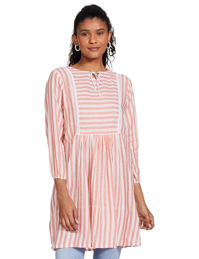 DHRUVI TRENDZ Women's Rayon Regular Fit Kurti