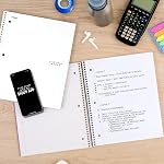 Five Star Wirebound Notebook, 1-Subject, 100 College-Ruled Sheets, 11 x 8.5 Inch Sheet Size, White (72456)