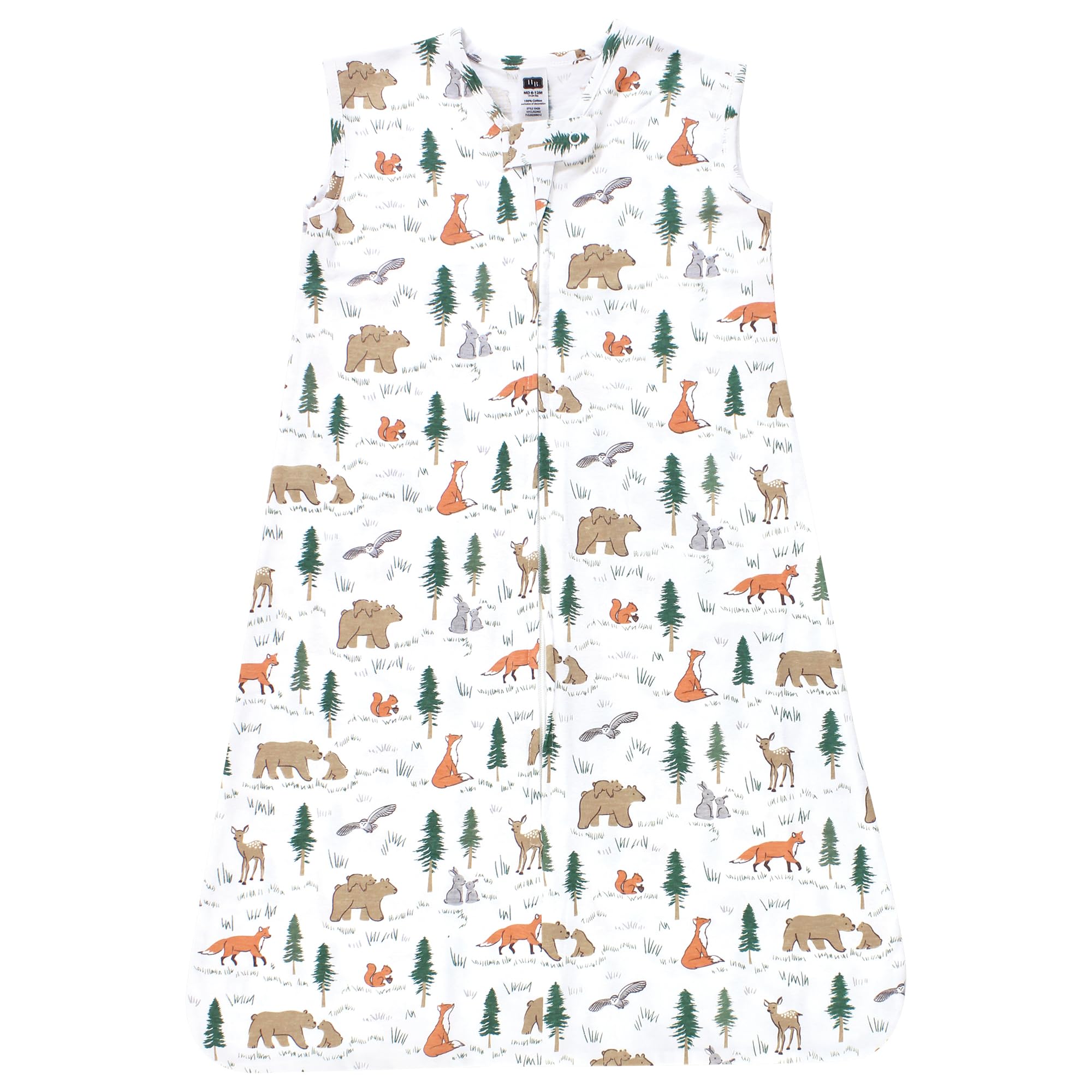 Hudson Baby Unisex BabyCotton Sleeveless Wearable Sleeping Bag, Sack, Blanket