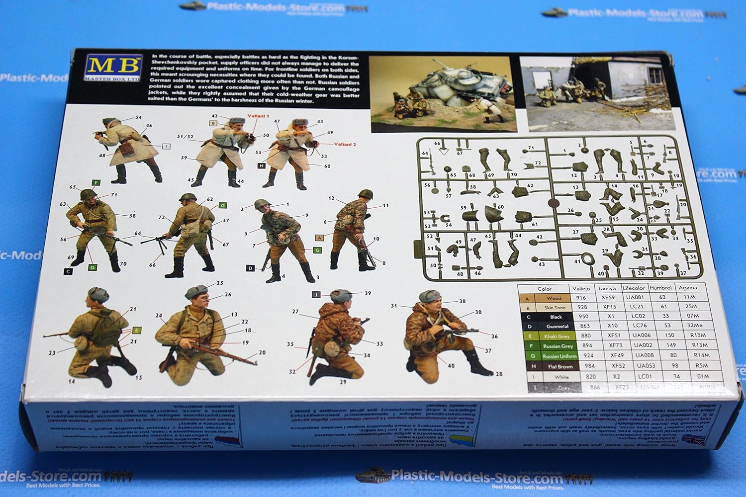 Russian Infantry Korsun-Shevchenkovskiy 1/35 Master Box 3529