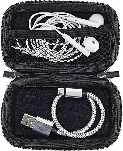 Miniatura 3 de Bolsa de viaje para unidad flash USB, EVA, a prueba de golpes, a prueba de presión e impermeable, bolsa de viaje para cable USB, auriculares,