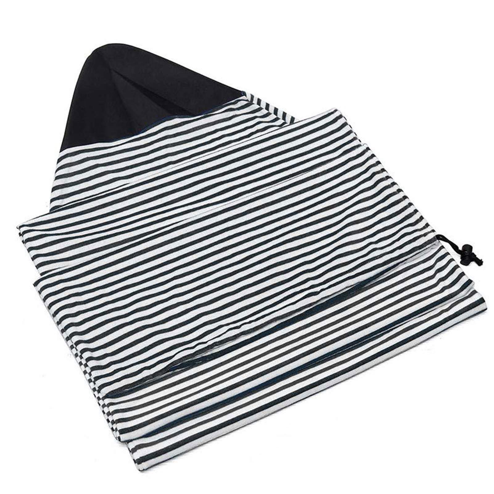 Surfbrett-Sockenabdeckung, schnell trocknend, Stretch-Surfbrett-Tasche mit Kordelzug und gepolstertem Nasenschutz, Surfzubehör