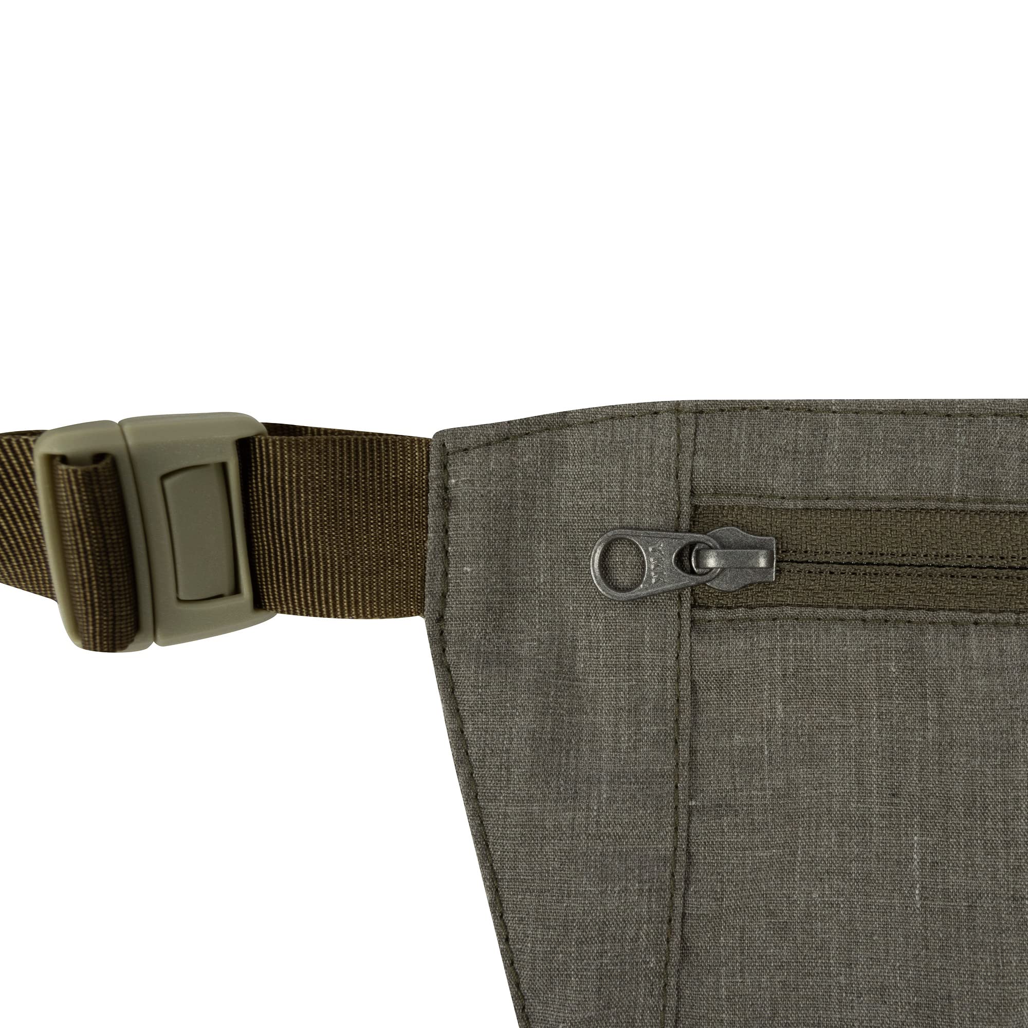 Tatonka Skin Moneybelt - płaska i lekka torba na brzuch z 2 przegródkami do dyskretnego noszenia pod ubraniem (kolor oliwkowy)