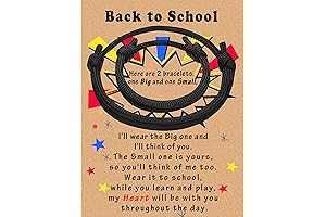 SmileBelle Boys' Back to School Bracelets