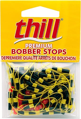 Miniatura 7 de Thill Topes Bobber prémium para flotadores de pesca, equipo de pesca y accesorios, paquete de 40, rosa intenso