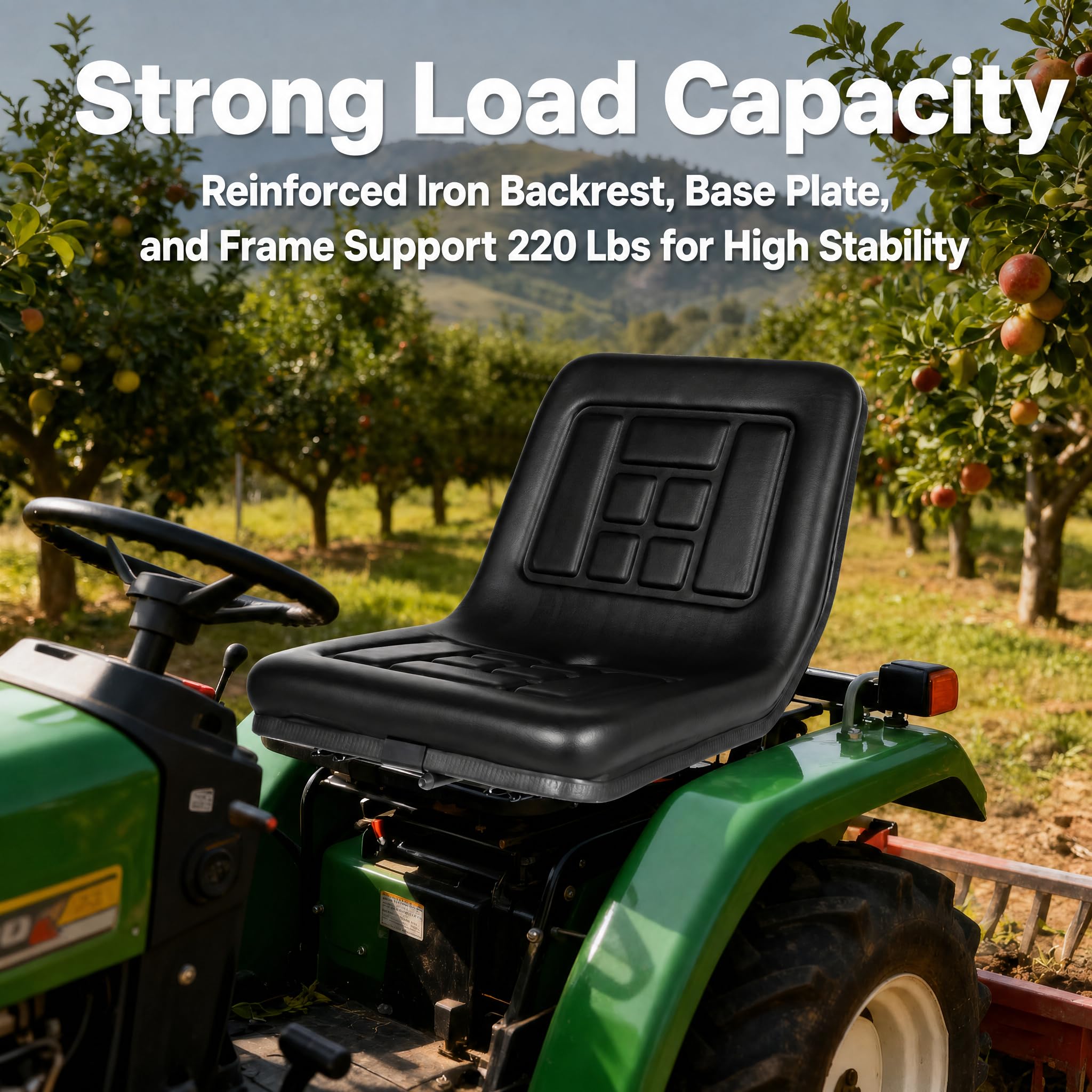 Asiento para tractor, asiento de remolque, asiento universal