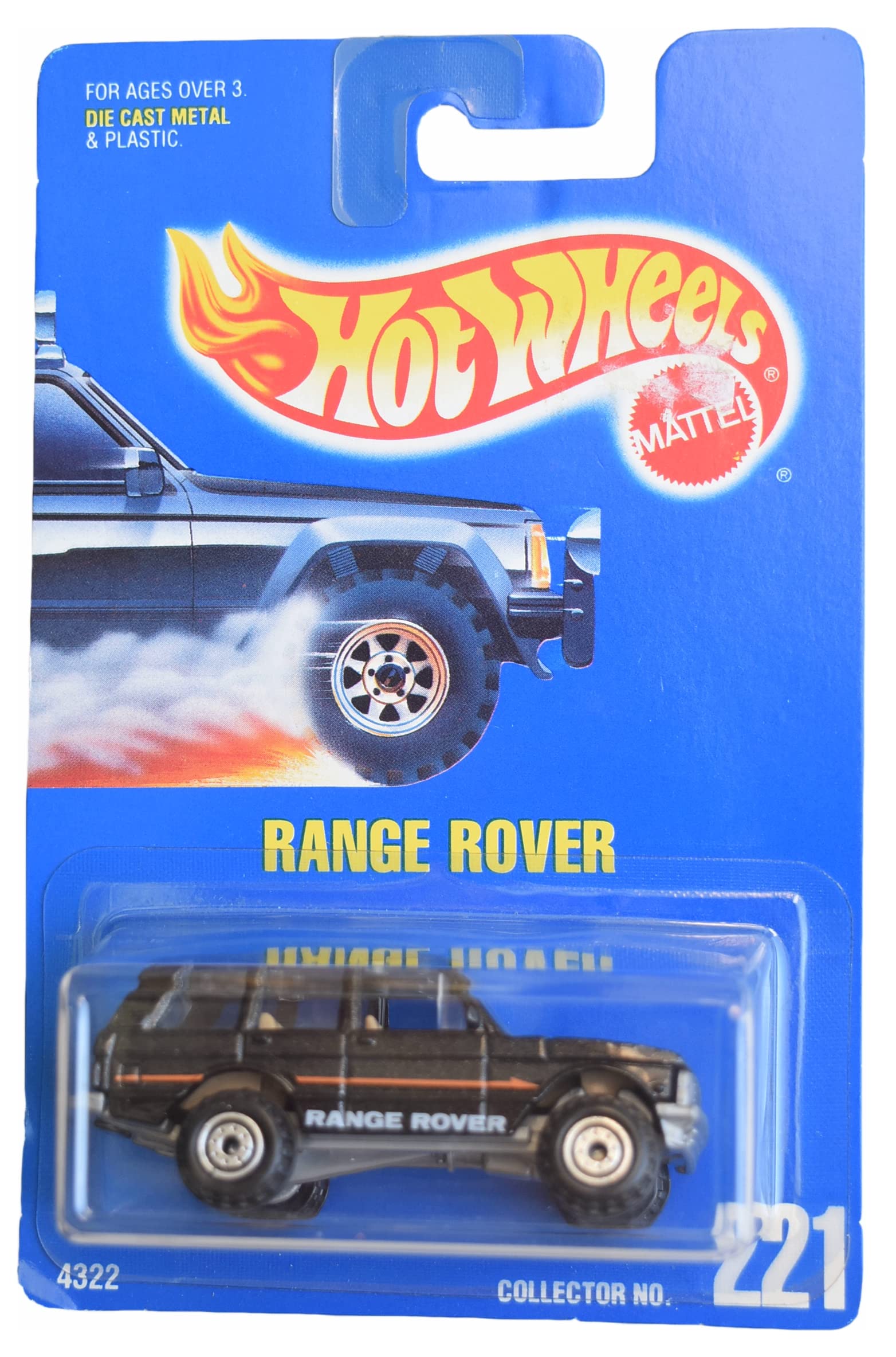 Amazon.com: Hot Wheels Range-Rover - All Blue Card #221 : Arts