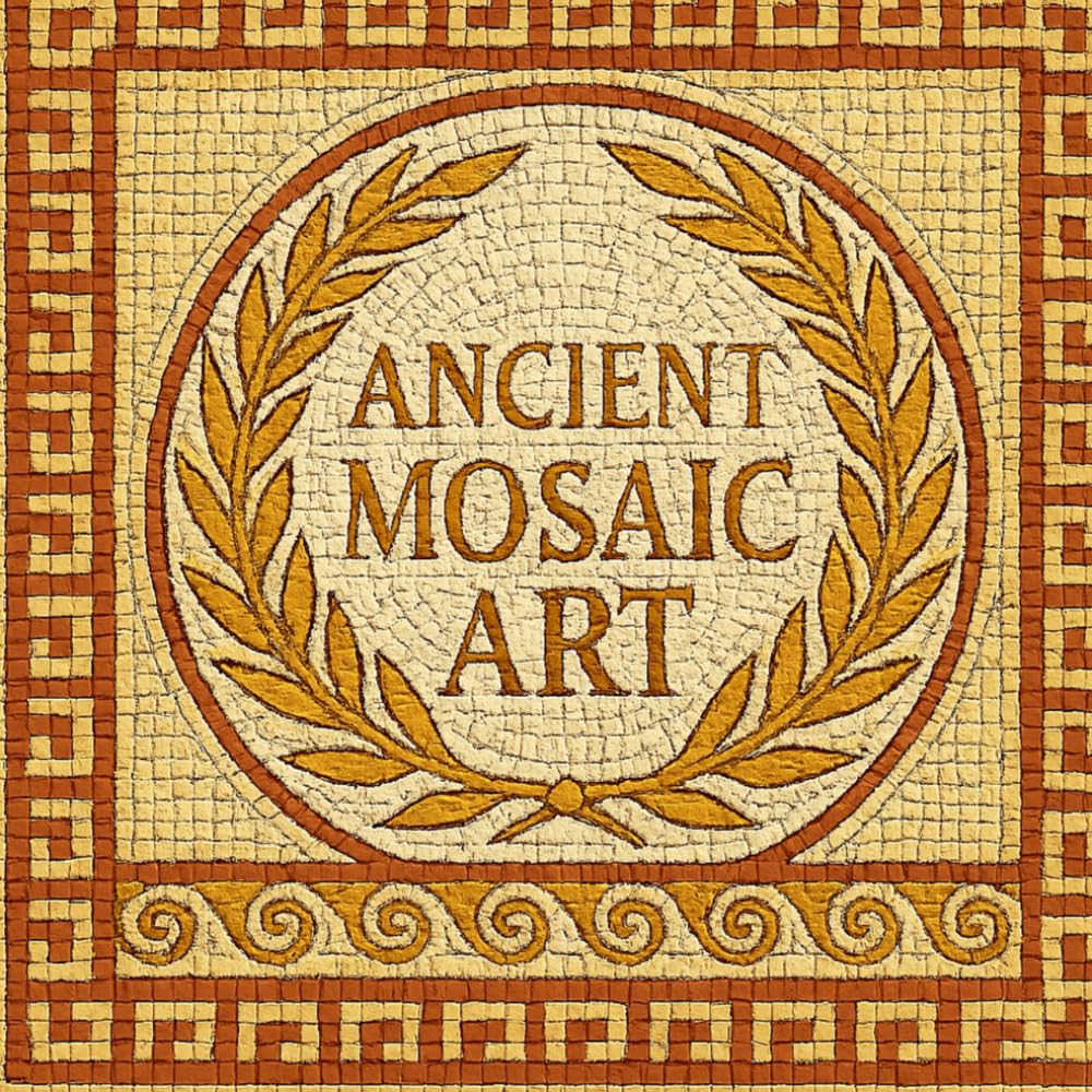 Ancient Mosaic Art: A Greek & Roman Coloring Journey: 40+ Classical Mosaic Designs for Relaxation, Mindfulness & Creative Escape
