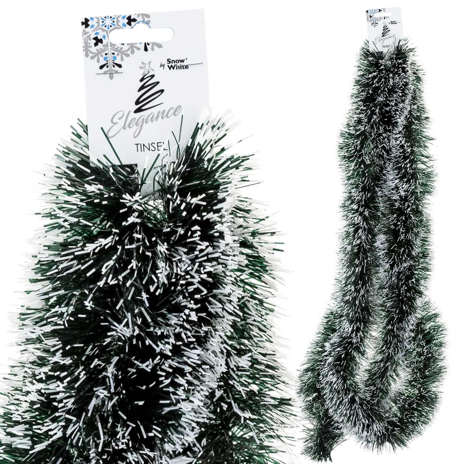 VFM e-Store Tinsel Christmas Tree Decoration - Green - 3m x 10 cm