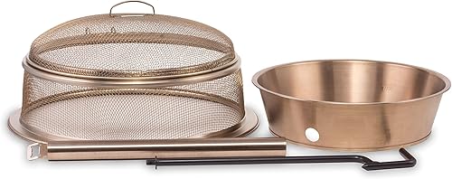 TIKI Brand 1123126 - Deflector de calor sin humo para patio con pantalla y póster, acero inoxidable