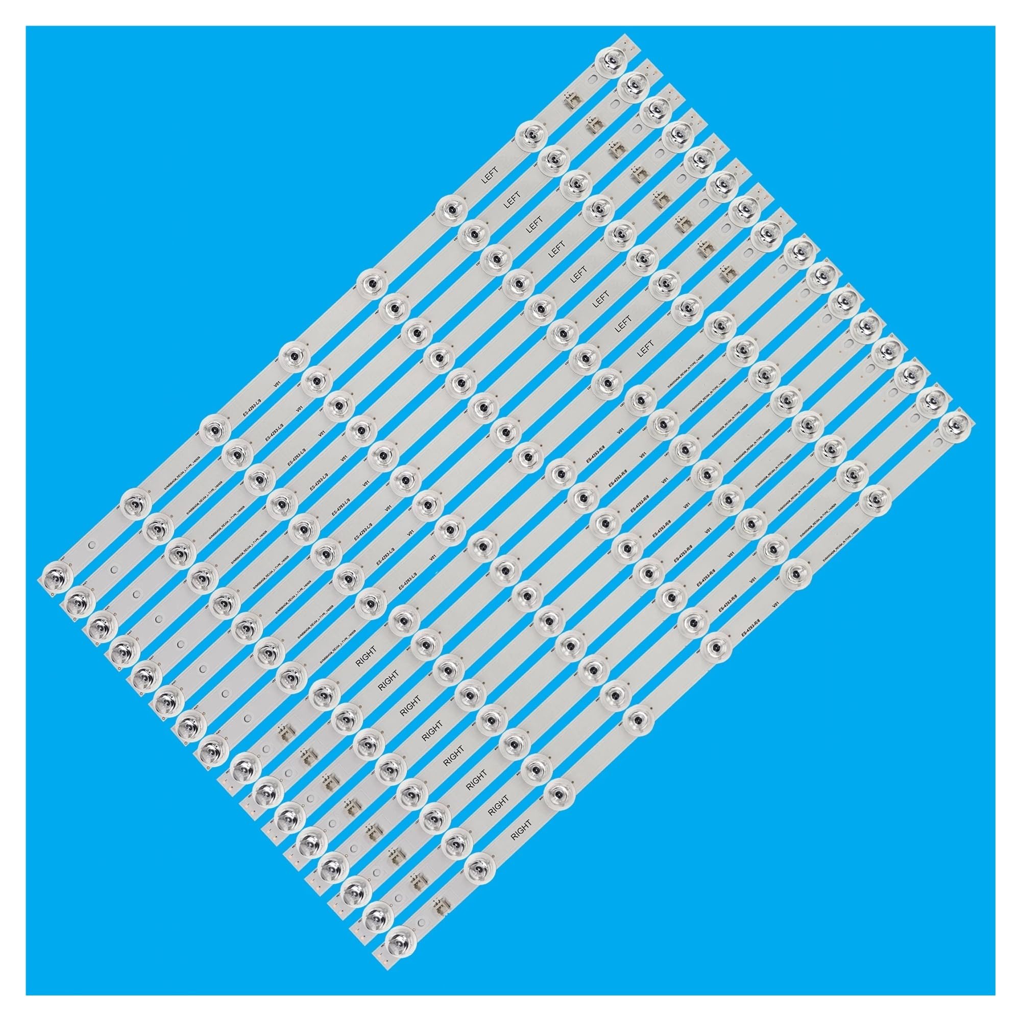 YUEZUYIOU LED Backlight Strip for SVM550AD8_REV04_R-T-Type SVM550AD8_REV04_L-Type TX-55CS620B TX-55CS520B TX-55CS630E TH-55CS610A