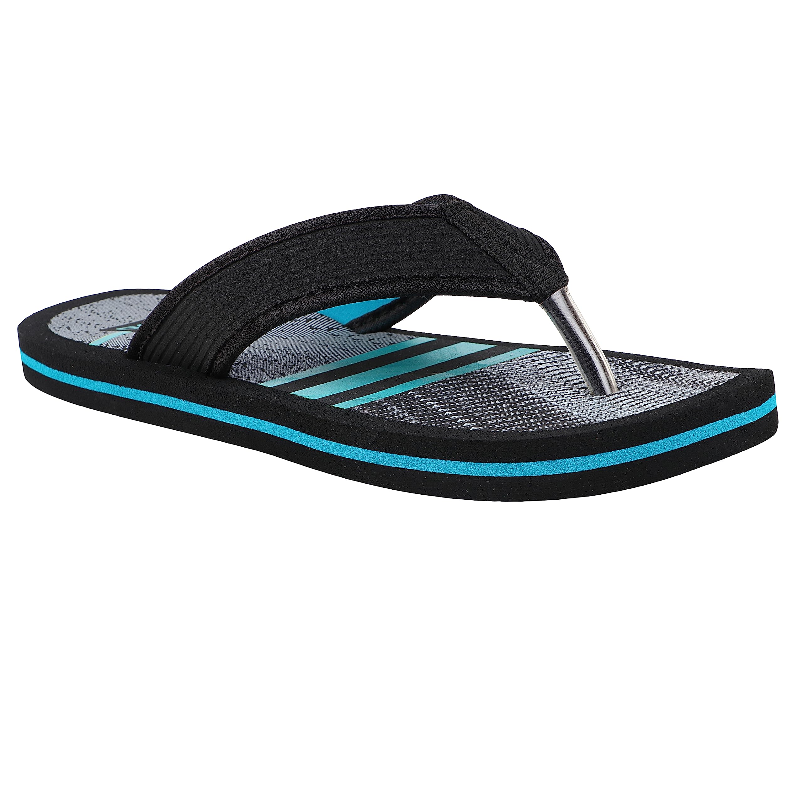 URJO Mens Relax Ease BLACK/AQUA Slipper_6 UK (LM-101) (B0C6GVTG5Q) Amazon Price History, Amazon Price Tracker