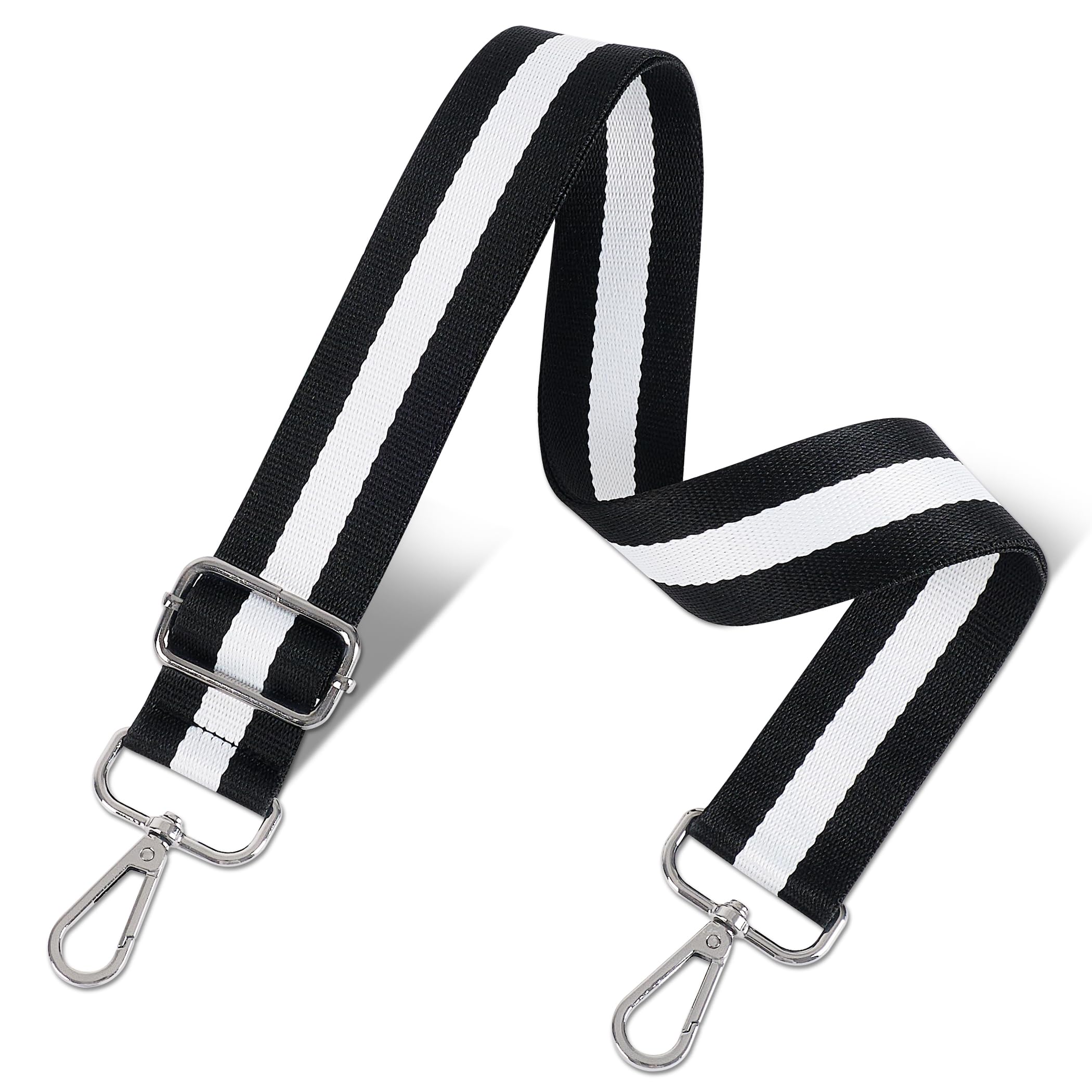 chushui Stripe Purse Strap for Women, Woven Crossbody Replacement Strap