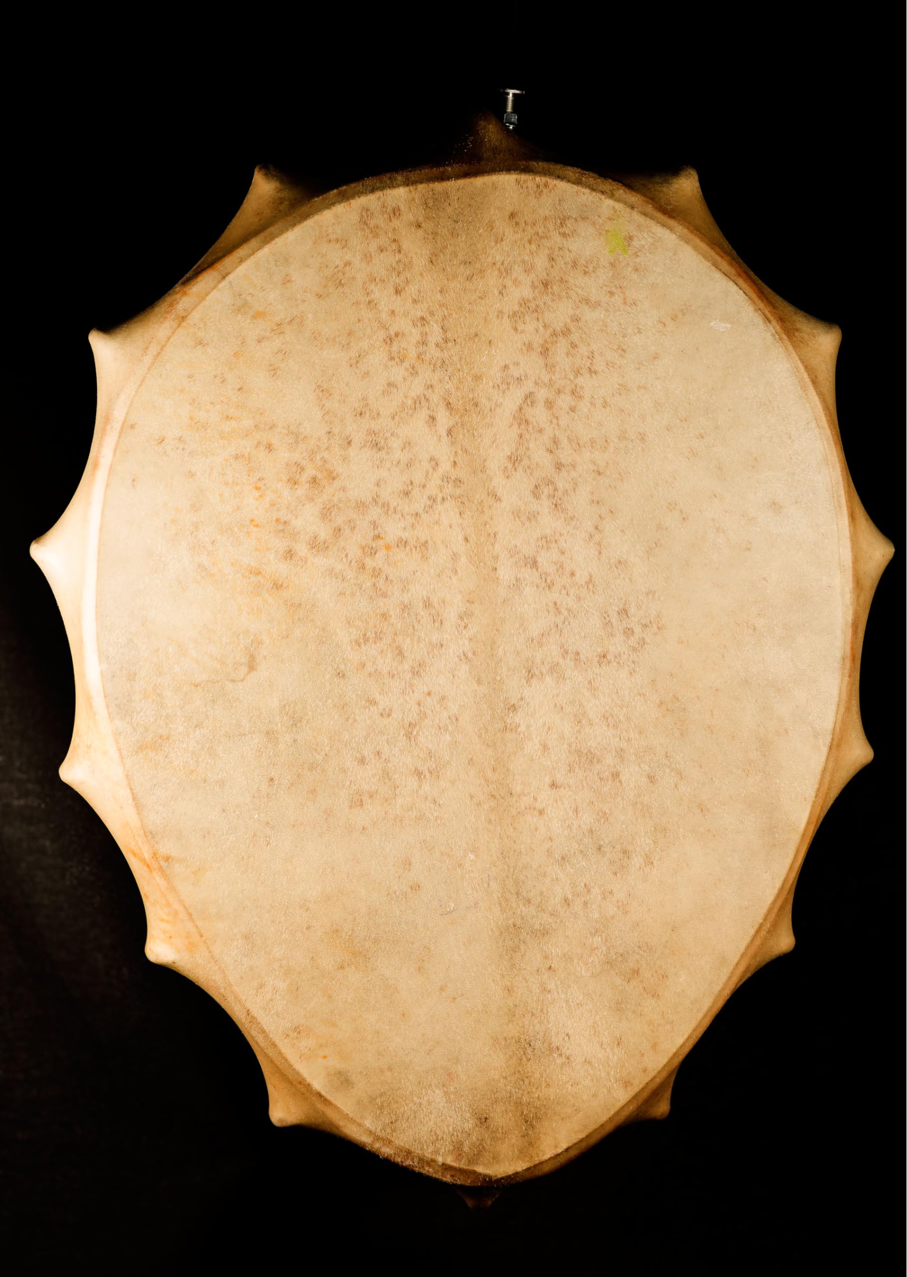 Handmade 23" Shaman Drum with Goat Skin - Frame Drum Oval/Round - Comes with Deluxe Stick & Bag - Native Siberian Tradition - Christmas Gift (Oval)