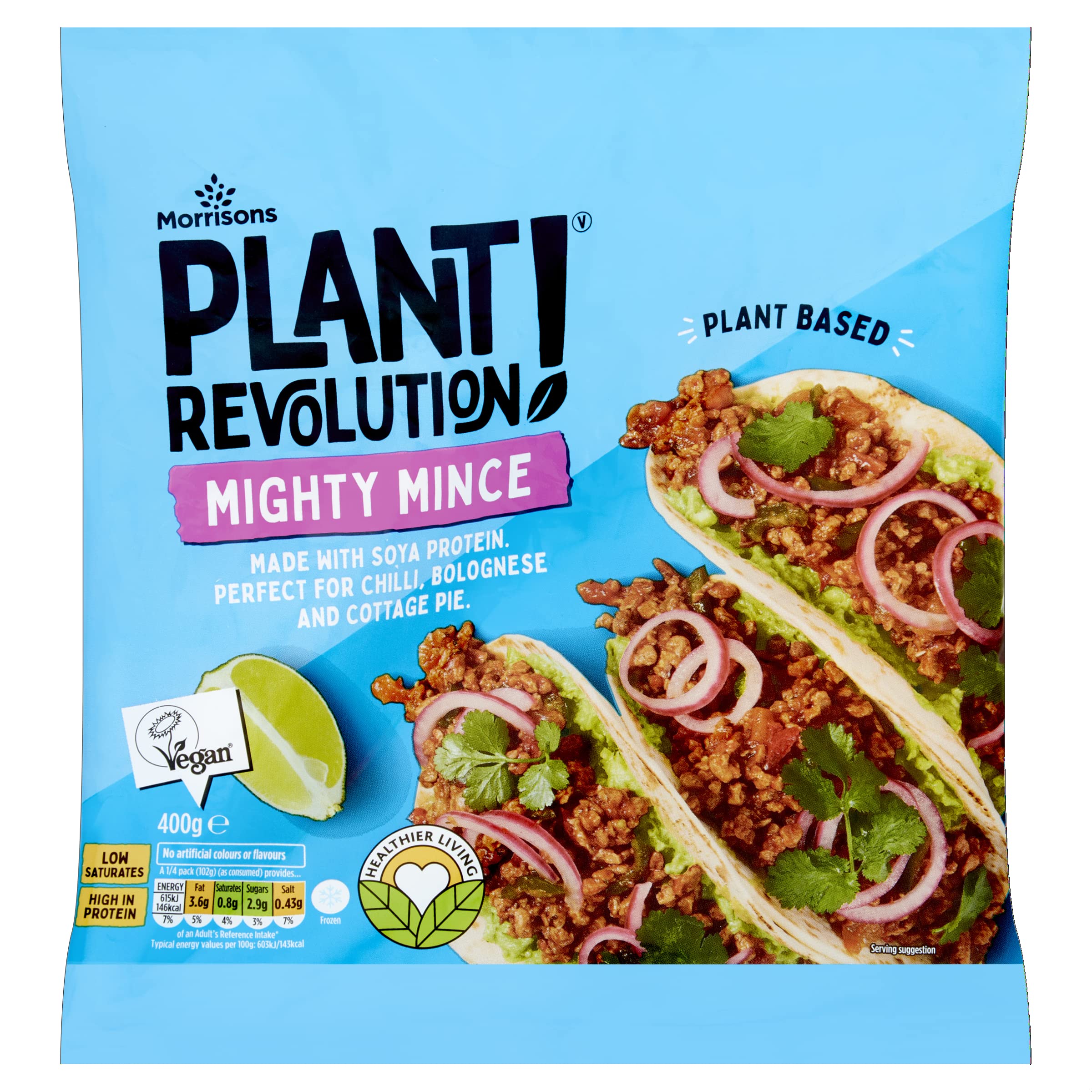 Morrisons Plant Revolution Sausage Rolls - 4 X 100g (400g) Frozen, Vegan
