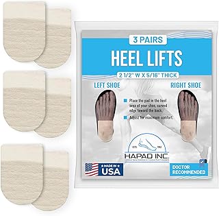 Sponsored Ad - Premium Heel Pads for Shoes - Cushion Inserts for Women & Men, Anti-Slip Heel Grips, Shoe Filler for Too Big Shoes, Blister Prevention Heel Cushions for High Heels & Boots