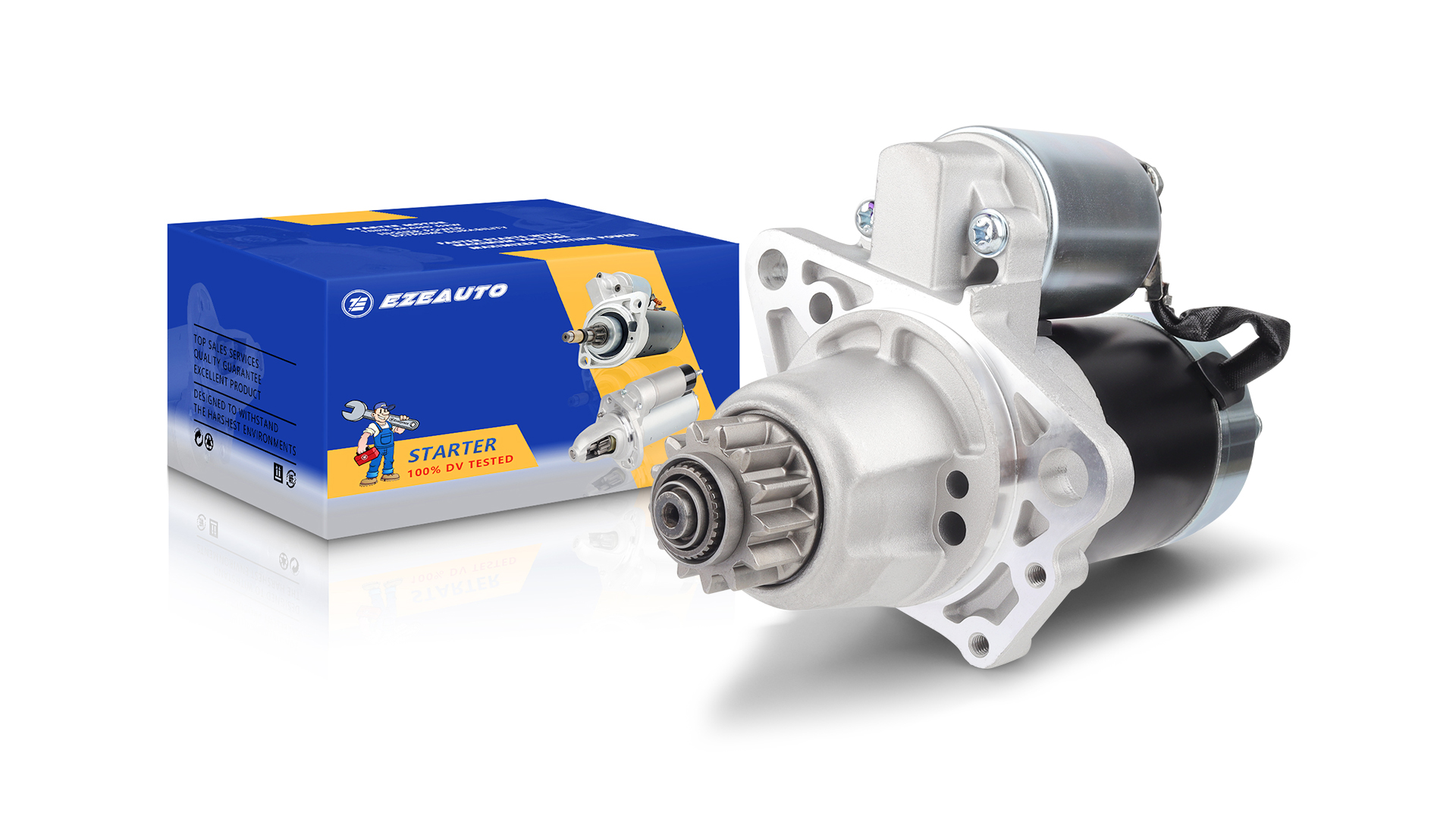 Image of Ezexpreze 17835 New Starter for 2.5L Nissan Altima 2002-2006 (Automatic Trans.) & 2007 (Automatic CVT Trans. to 10 /2006), for 2.5L Sentra 2002-2006 (Automatic Trans.)