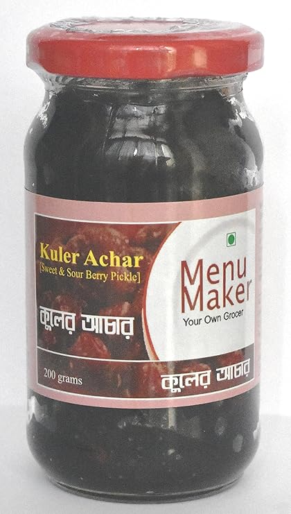 Menu Maker Select Premium Kuler Achar [Sweet & Sour Berry Pickle] 250g, Pack of 2