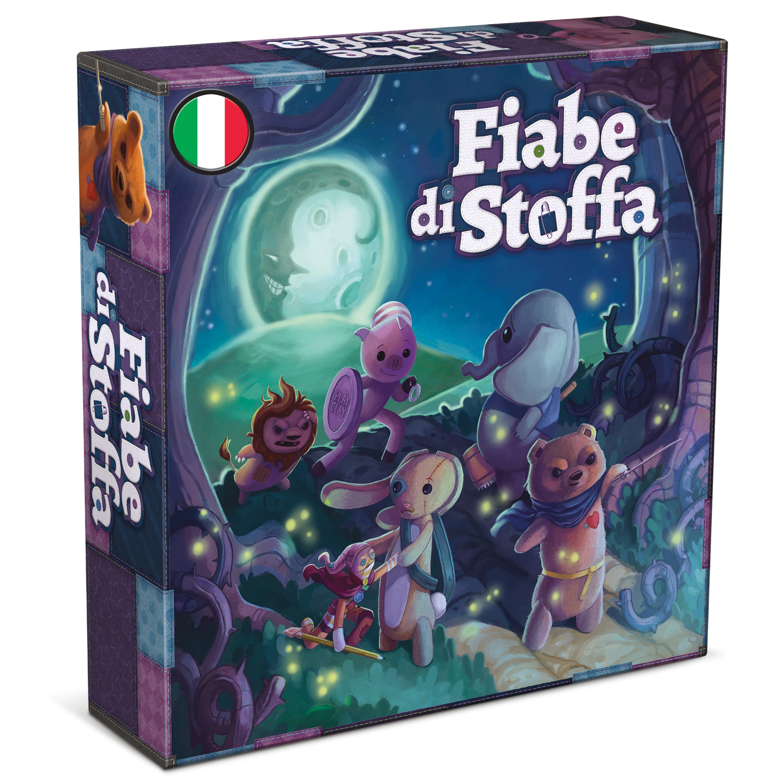 Asmodee – FIABE DI STOFFA – Gioco da Tavolo Collaborativo | Gioco da Tavola Narrativo di Strategia e Avventura a Tema Pupazzi – 2-4 Giocatori – 8+ Anni – 60-90 Min. – Edizione Italiana