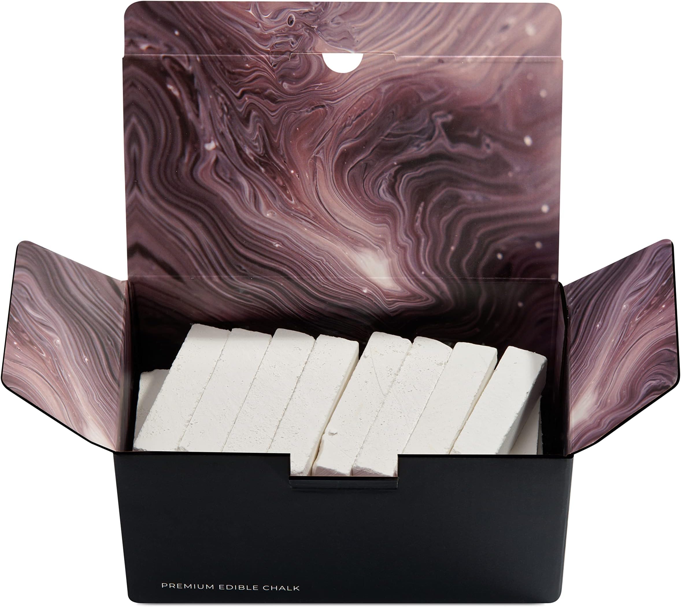 Chalkovsky Premium Edible Chalk Box 35oz (1kg) - Natural Chalk for Eating - Crunchy Belgorod Chalk Sticks - Russian Organic Chalk for Bone Strength - Zero Additives, No Impurities - White 35oz (1kg)