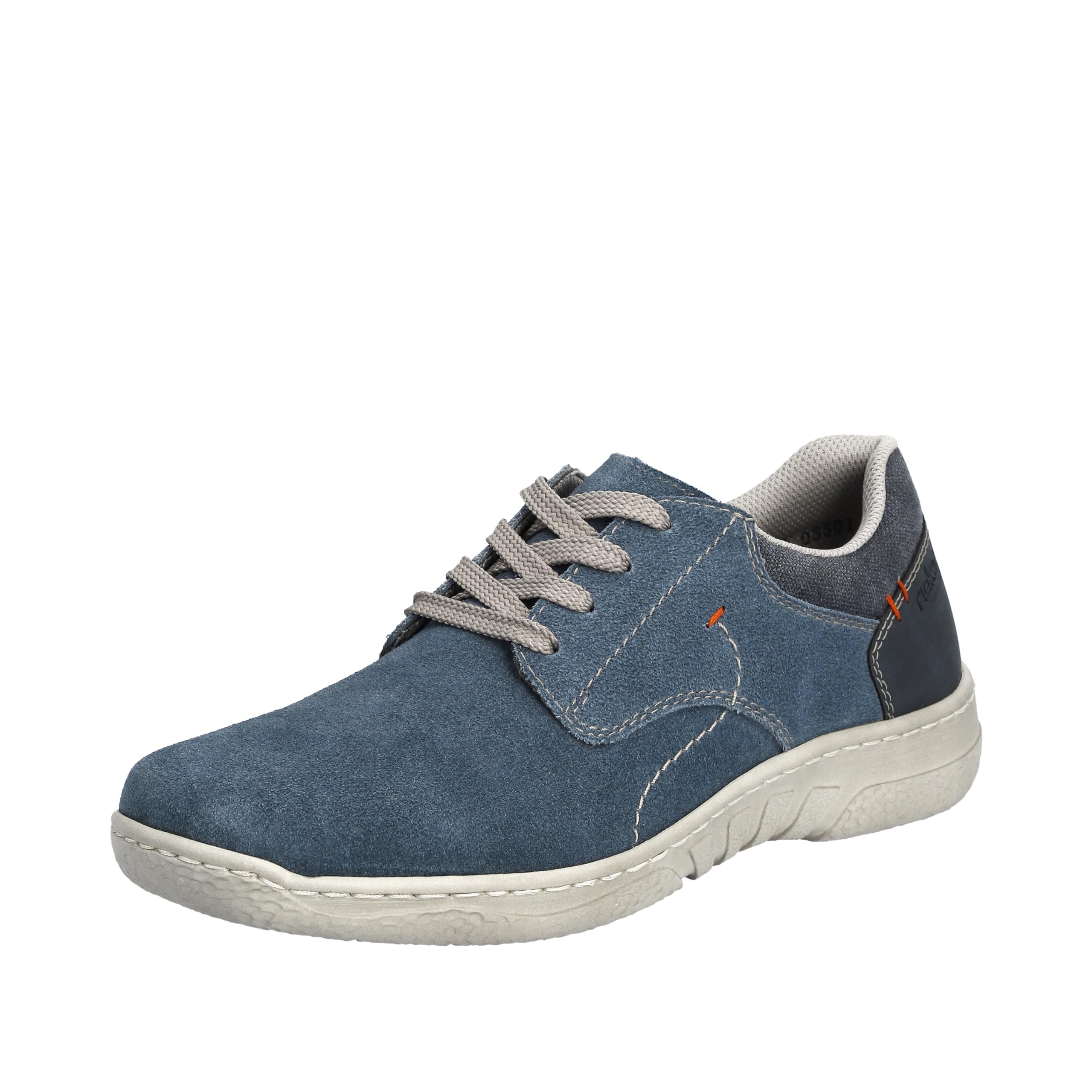 Rieker Men's 3501 Lace-Up Shoes, Blue, 40 EU Weit