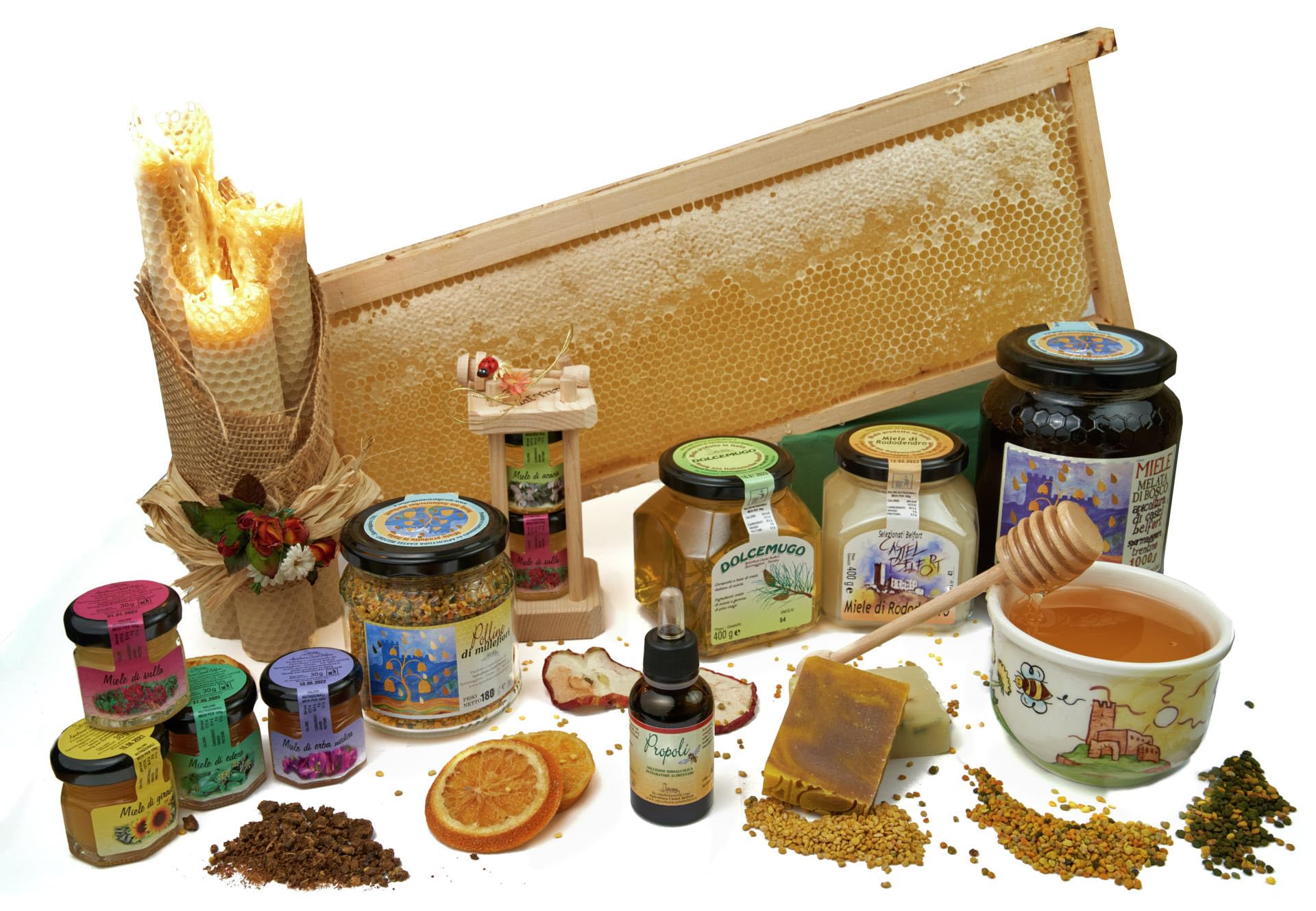Pack Vitalità Alpina: Miele di Dolcemugo, Elisir Balsamico e di Bioenergy