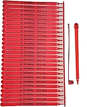 100 Red Plastic Truck Seals Red Trailer Seals - Freight Seals Load Seals Shipping Seals Security Seals Truck Seal Plastic Trailer Seal Shipping Container Seals Tamper Seals Security Tags