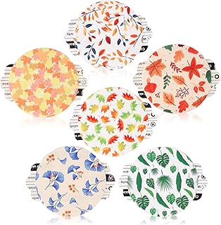 Dexcom G7 Over Patches Waterproof, 30 Pcs Fall G7 Adhesive Patches, Breathable & Flexible Stelo Overpatch with Easy-Peel Tab, 6 Styles of Colorful Autumn Rhythm Leaf CGM Tape