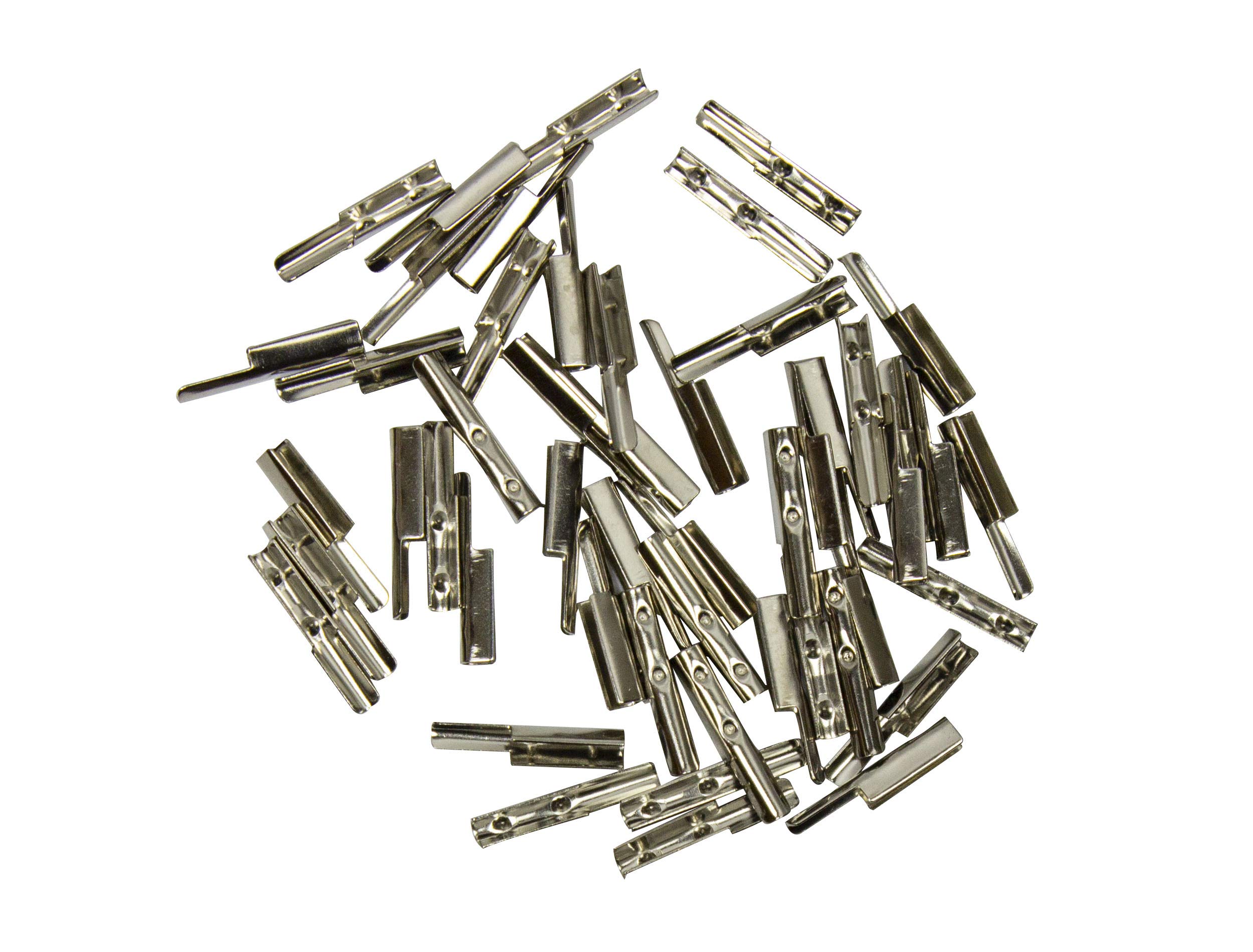 Metal Aglet Barb Ends for Elastic Cord (50)