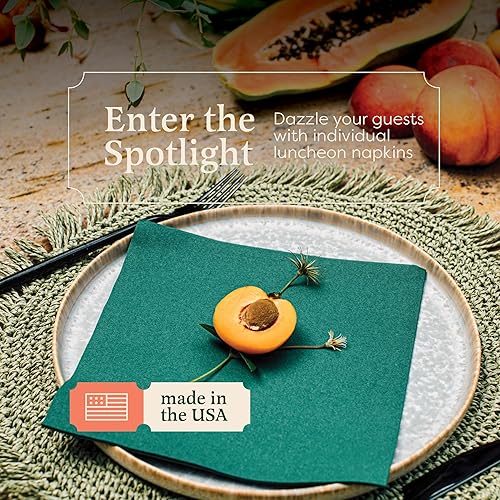 Miniatura 6 de Linen-Feel - Servilletas de papel de colores de color rosa, suaves y absorbentes, para cocina, fiesta, boda, cena o cualquier ocasión (paquete de 50)